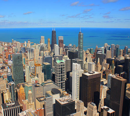 John J. Trakselis, City of Chicago View from Willis Tower